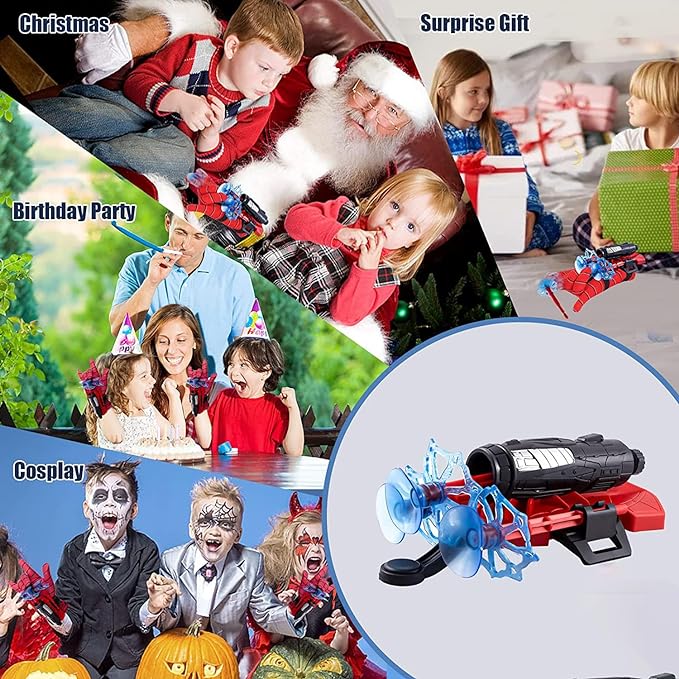 Spider Web Launcher – Rapid-Fire Suction Cup Shooter for Kids